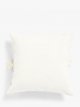 Tassel Cushion, Black / White