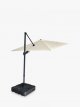 Freestanding 360 Aluminium Wind-Up Parasol & Base, 2.5m