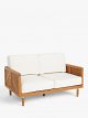 2-Seater Garden Sofa,(Acacia Wood)